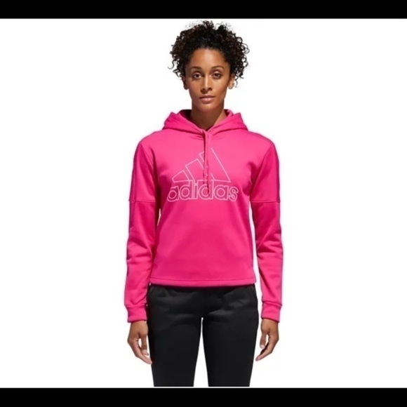 adidas Tops - Adidas team issue badge of sport pullover hoodie